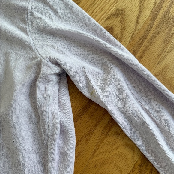 Juicy couture light lilac purple zip up tracksuit terry cloth hoodie vintage - Picture 3 of 3